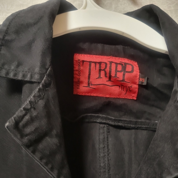 Authentic y2k vintage Tripp hot topic long coat lace up corset - Picture 2 of 14